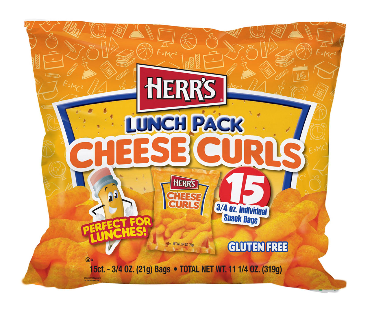 Herr's Cheese Curls Lunch Pack , 15Count Big Lots