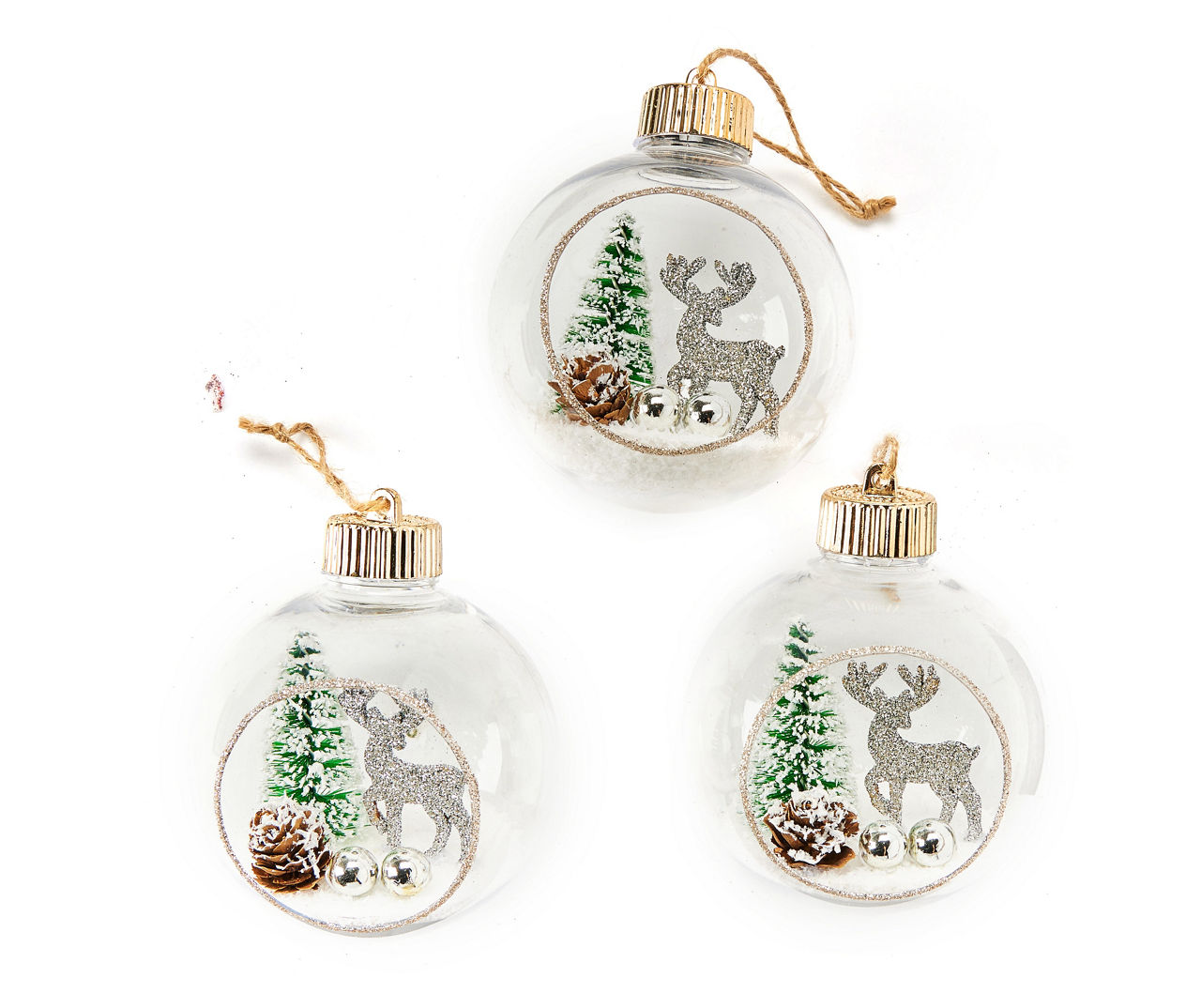 august & leo Velvet Ornaments Set of 6 - 20924400