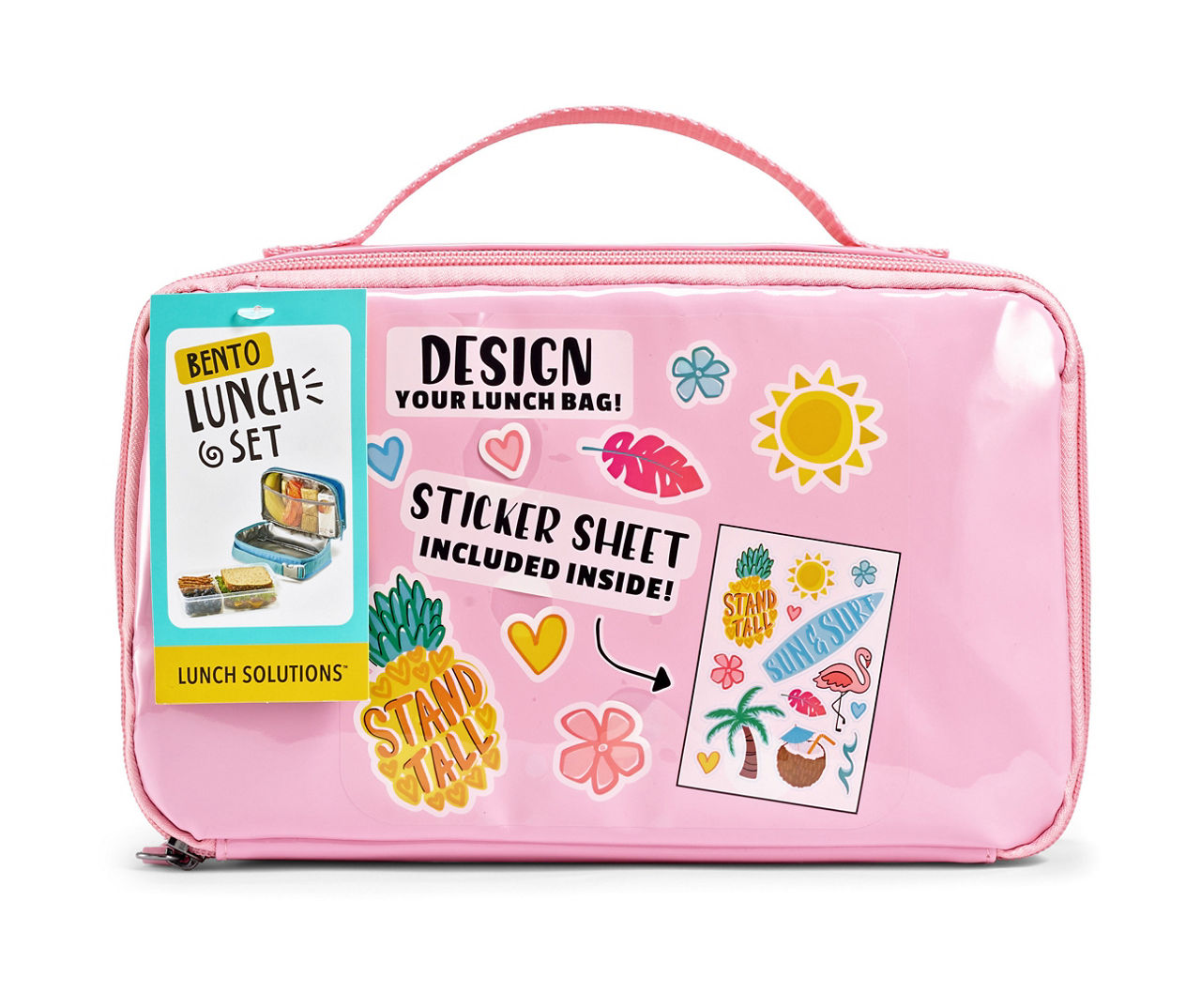 Pink Tropical Bento Lunch Kit