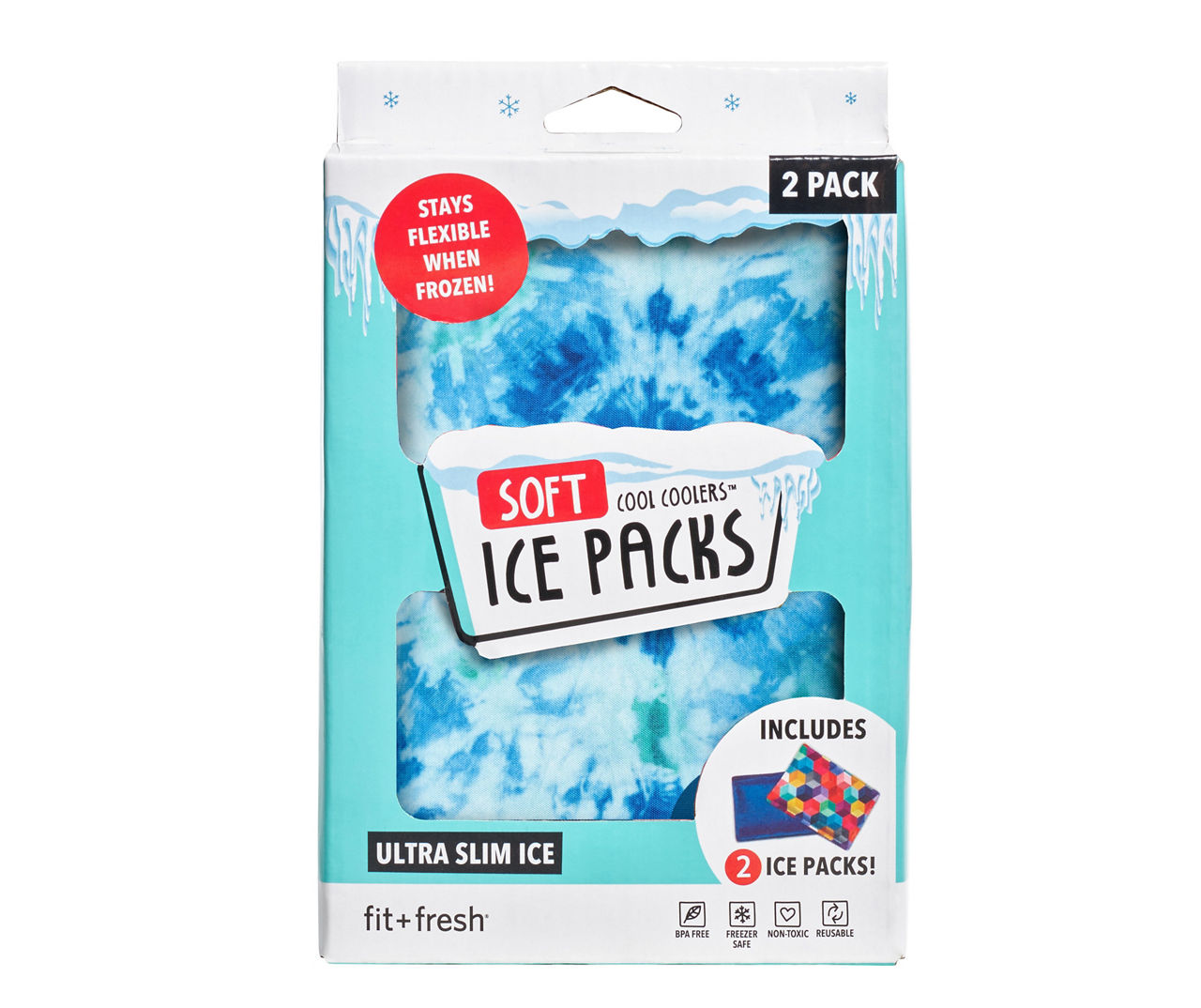 Fit + Fresh Cool Coolers Ice Packs