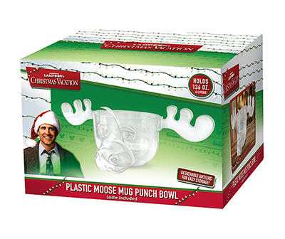 National Lampoon's Christmas Vacation Moose Acrylic Punch Bowl & Ladel