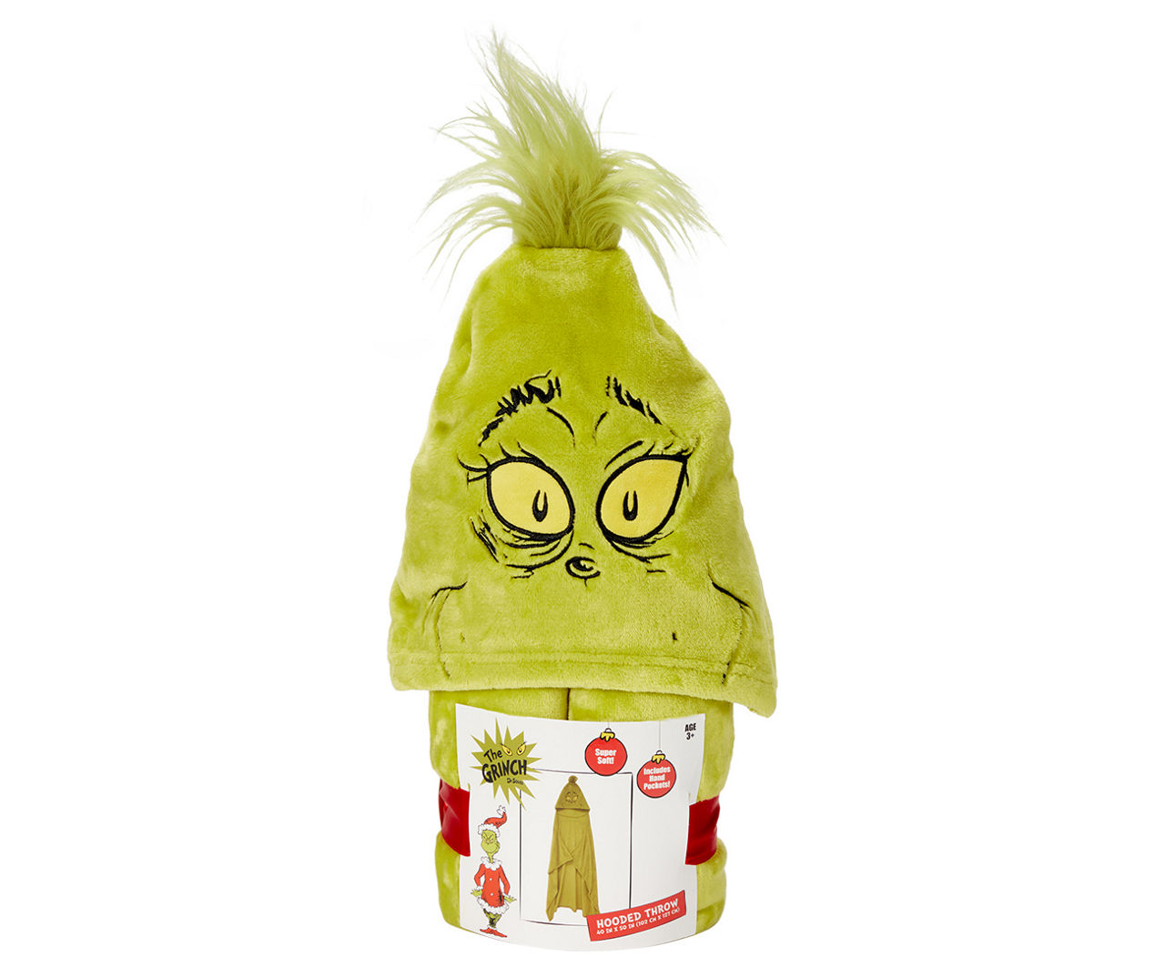 Dr. Seuss The Grinch Green Grinch Hooded Blanket Big Lots