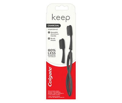 Charcoal Keep Toothbrush Starter Kit