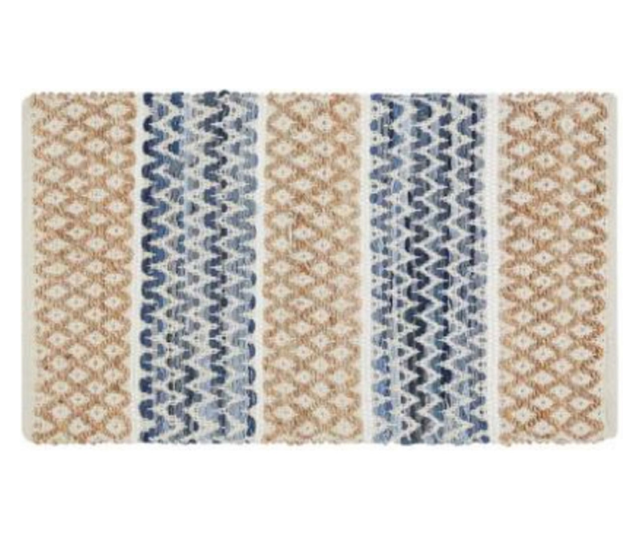 Broyhill Broyhill Blue & Red Braided Print Accent Rug