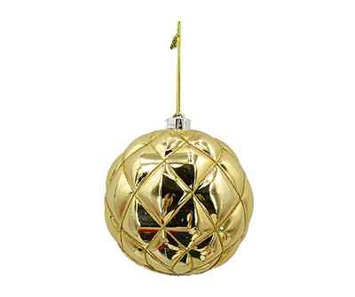 Gold Diamond Jumbo Ball Ornament