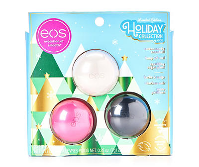 Holiday 3-Piece Lip Balm Sphere Set