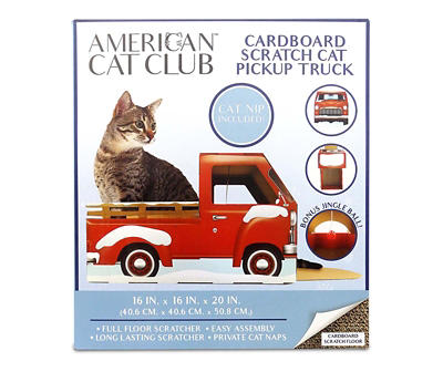 American Cat Club Winter Truck Scratcher Toy