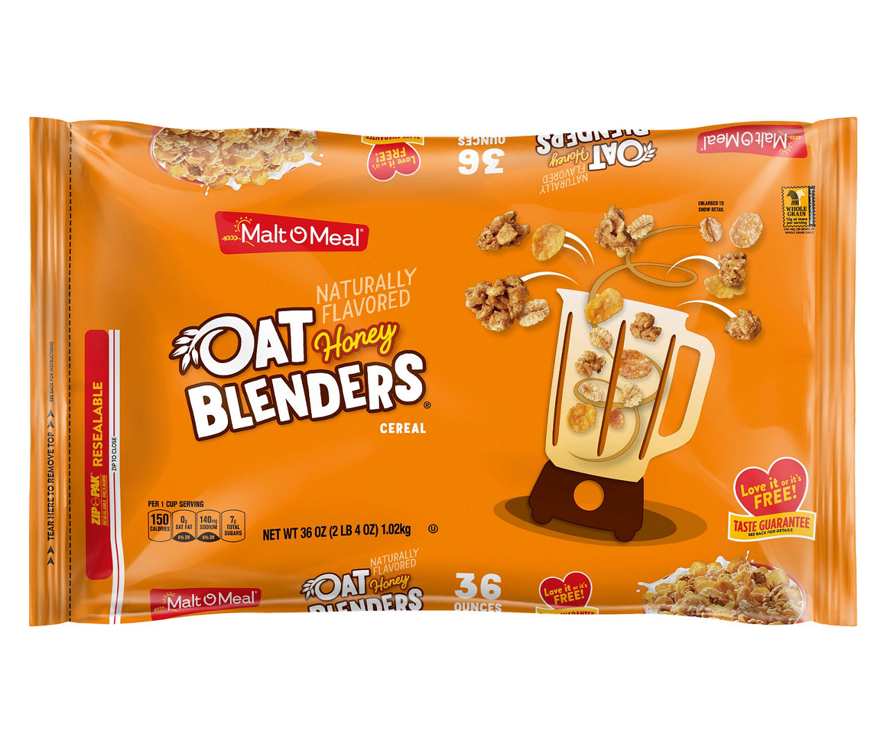 MaltOMeal Oat Blenders with Honey Cereal, 36 Oz. Big Lots