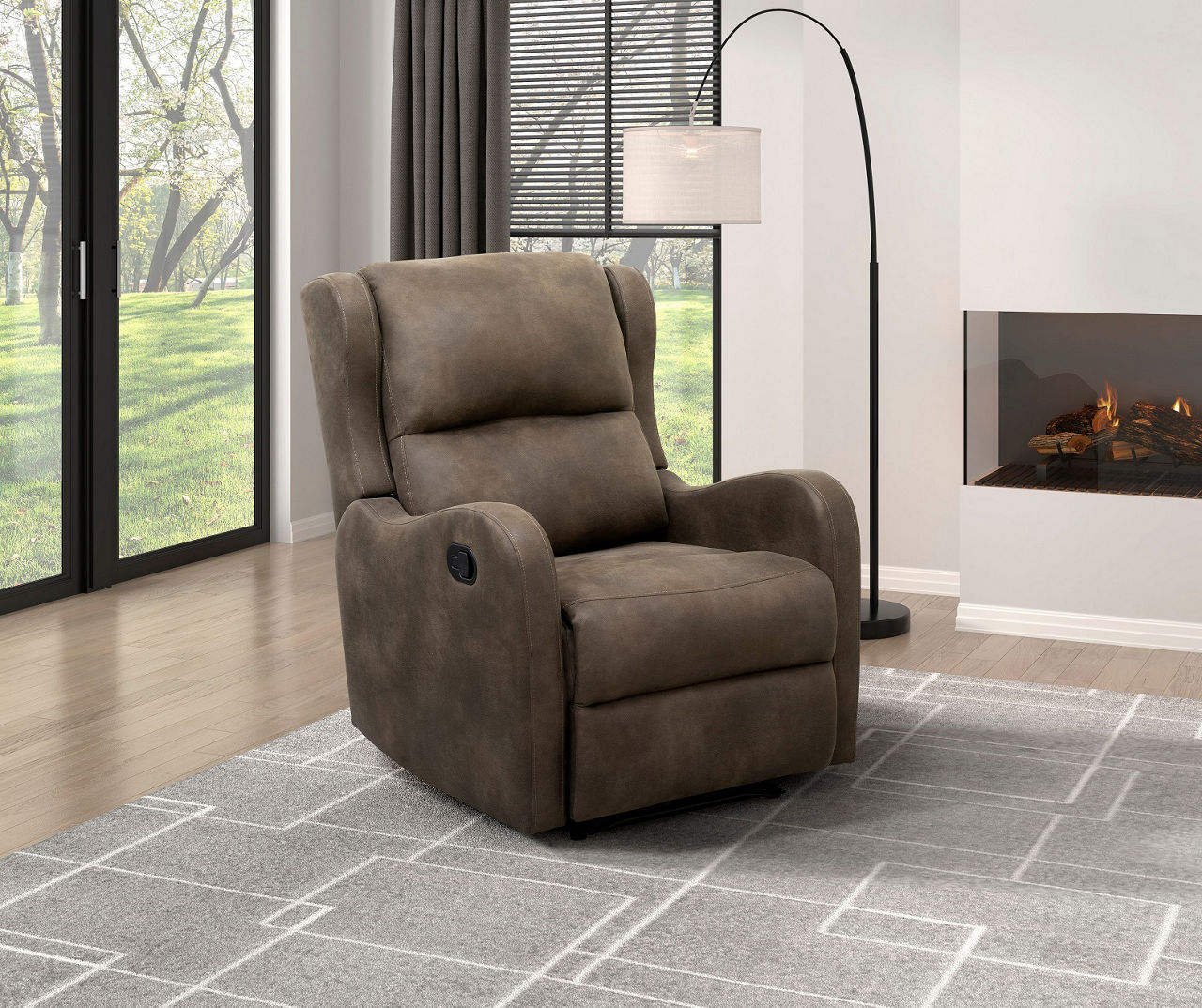 Durant Brown Recliner
