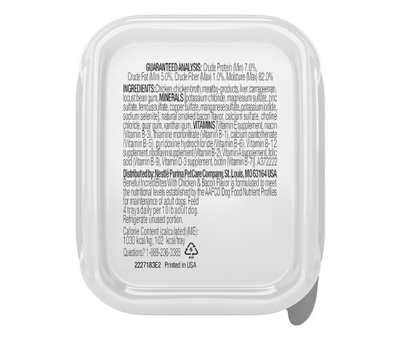 IncrediBites Chicken & Bacon Paté Wet Dog Food, 3.5 Oz.