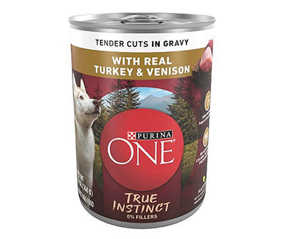 Turkey & Venison True Instinct Wet Dog Food, 13 Oz.