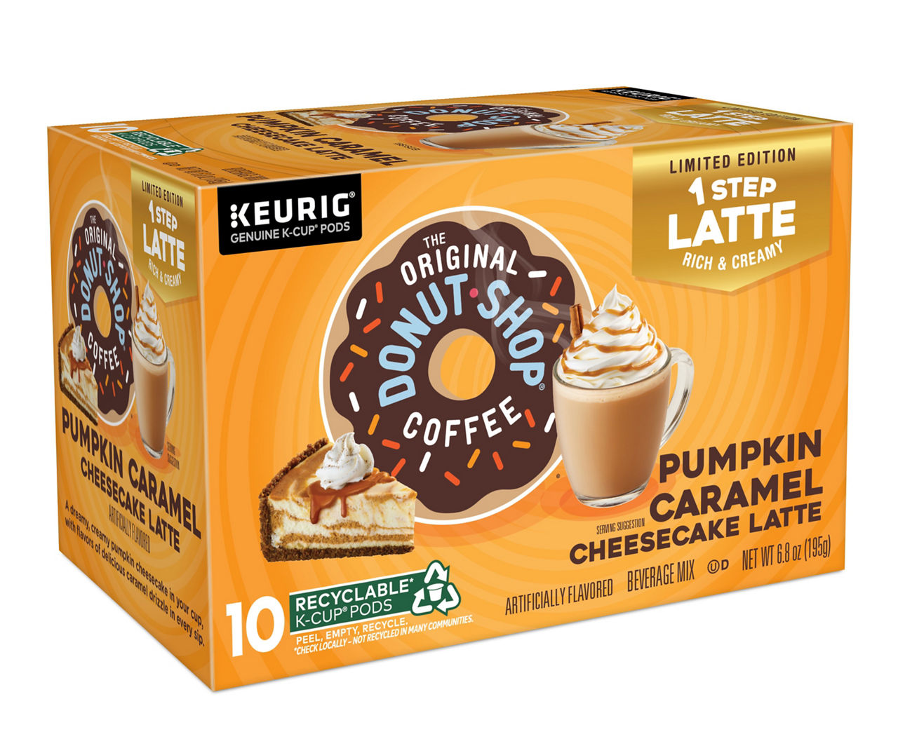 Pumpkin Caramel Cheesecake Latte 10-Pack Brew Cups