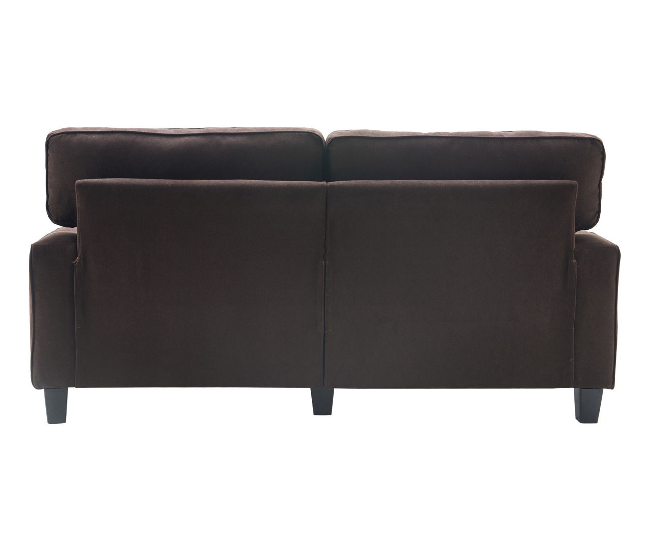 Palisades 73" Dark Brown Sofa