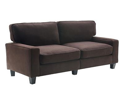 Palisades 78" Dark Brown Sofa