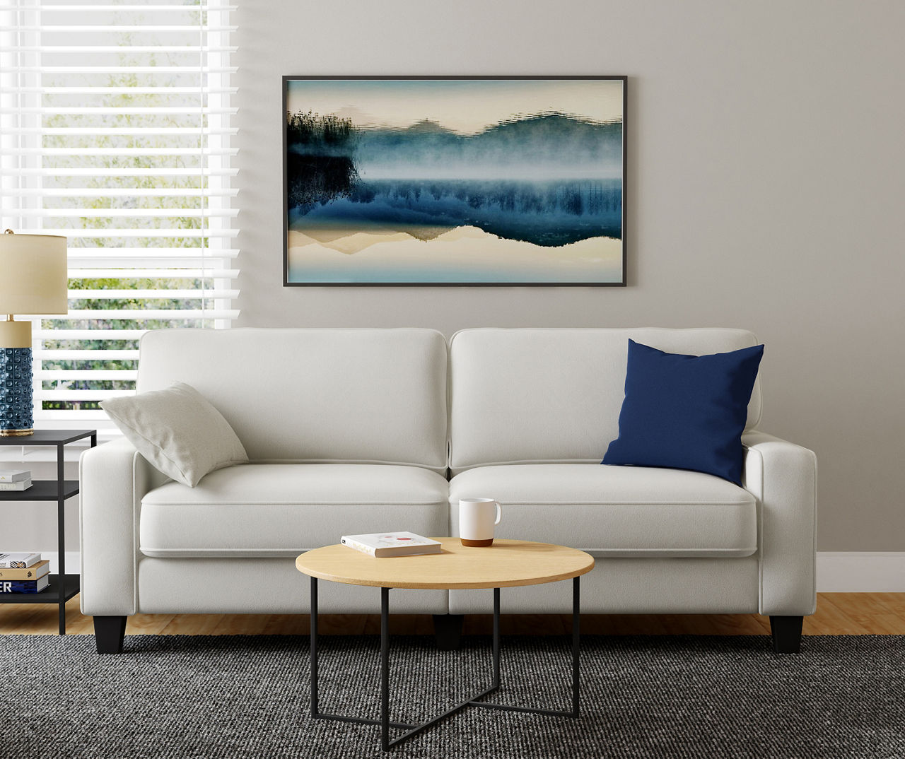 Palisades 78" Cream Sofa