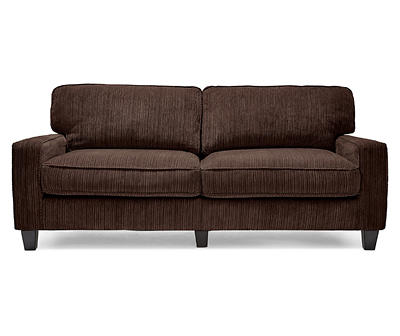 Palisades 73" Brown Sofa