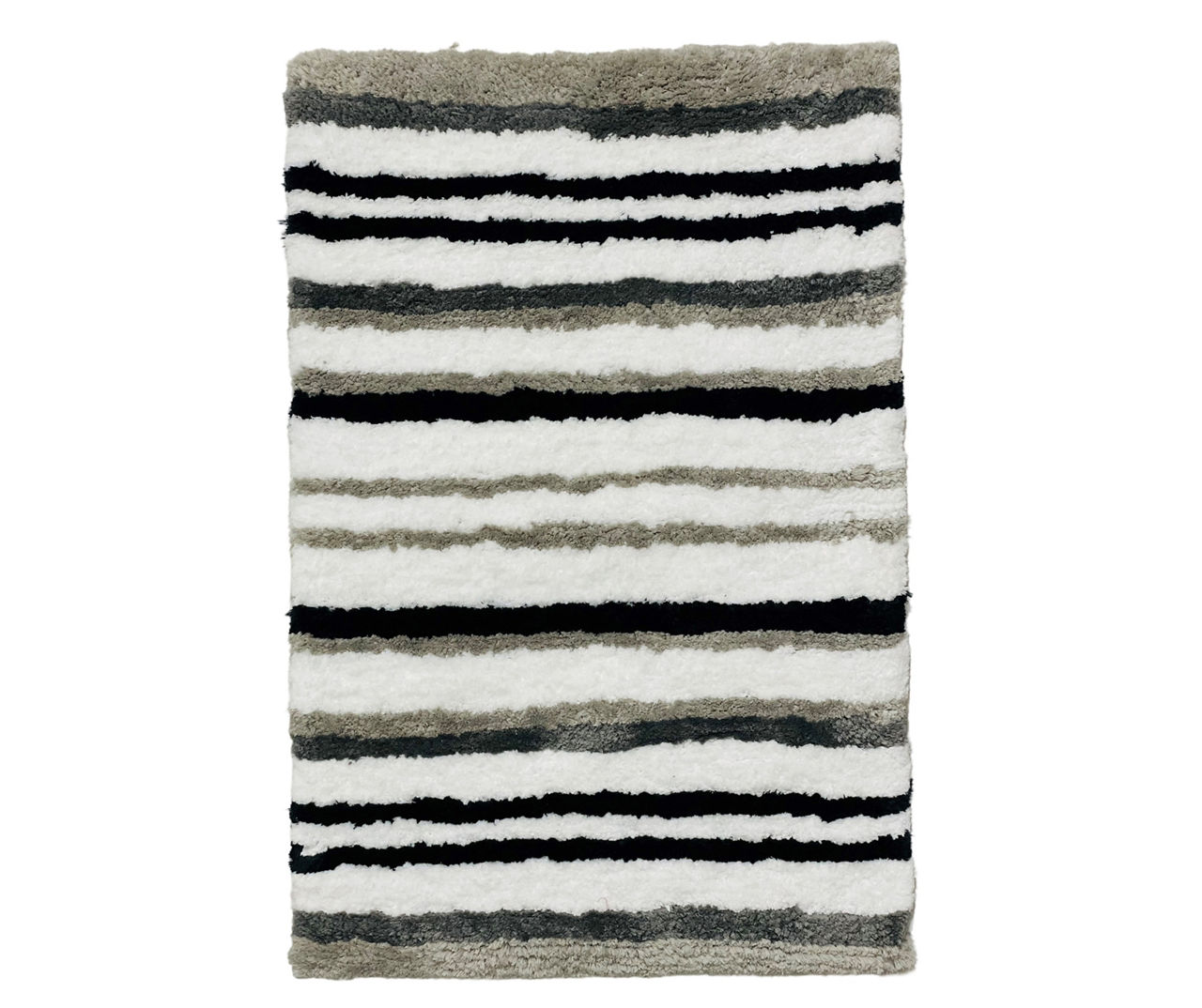 Modesto Gray Stripe 2Piece Bath Rug Set Big Lots