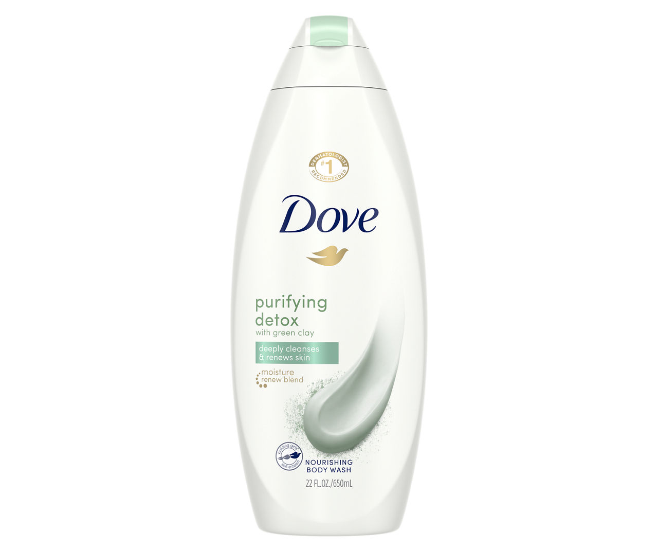 Dove Purifying Detox Nourishing Green Clay Body Wash, 22 Oz. | Big Lots