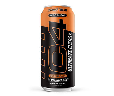 Ultimate Orange Cream Energy Drink, 16 Oz.