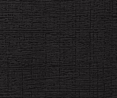 Black Blackout Rod Pocket Curtain Panel, (63")
