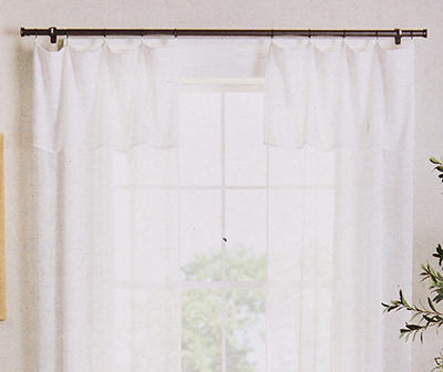 White Drop Cloth Curtain Panel Pair, (84")