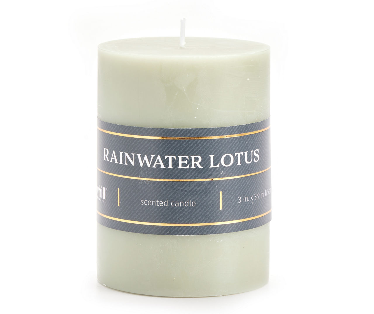 Broyhill 4" Rainwater Lotus Pillar Candle Big Lots