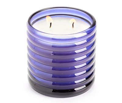 Afternoon Rain 2-Wick Ribbed Candle, 12 Oz.