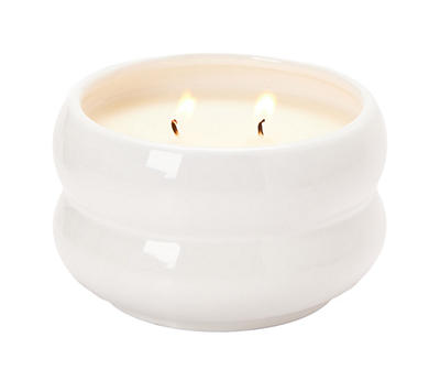 Salted Citrus & Mint 2-Wick Ribbed Candle, 12 Oz.