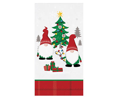 Tree & Gnomes Paper Guest Napkins, 18-Count