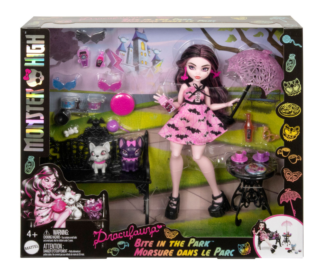 Monster High Draculaura Bite in the Park Doll Set