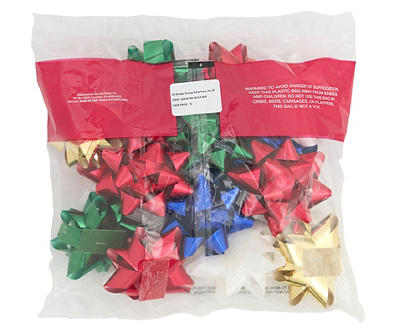 Multi-Color Gift Bows, 14-Pack