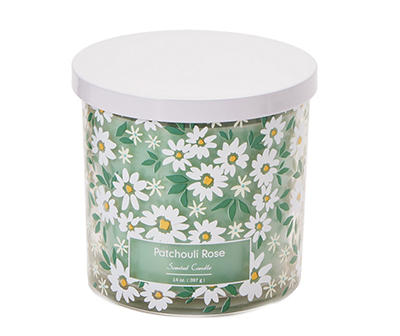 Patchouli Rose 2-Wick Candle, 14 Oz.