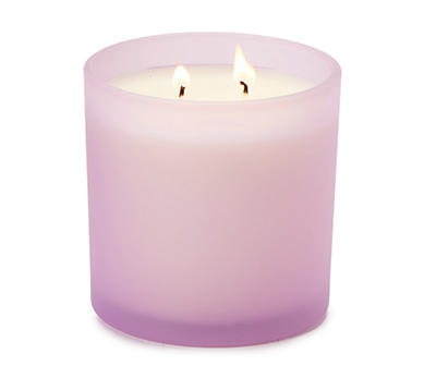 Wild Poppies 2-Wick Frosted Glass Candle, 14 Oz.