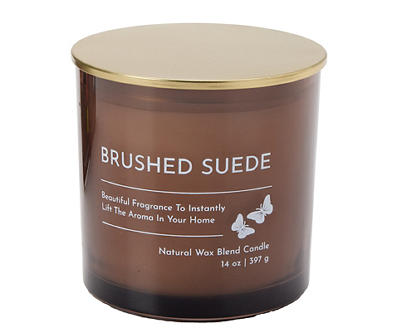 Brushed Suede 2-Wick Candle, 14 Oz.
