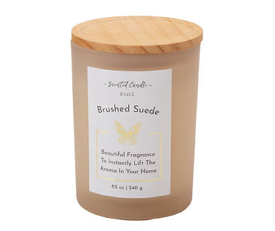 Brushed Suede Candle, 8.5 Oz.