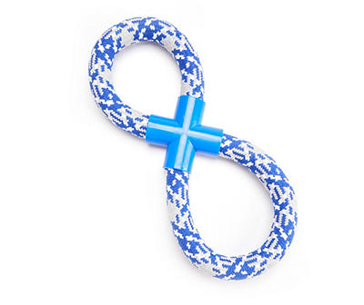 Blue Tuff 8-Shape Rope Pet Toy