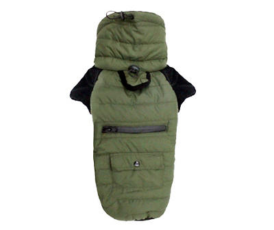 Pet Green Quilted Jacket