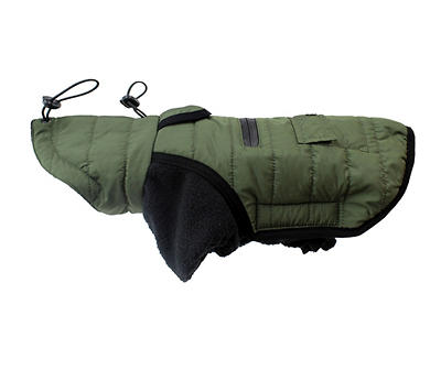 Pet Small Green Quilted Jacket
