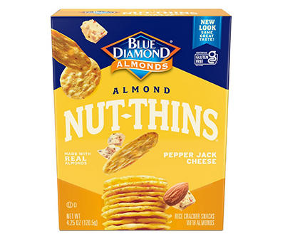 Blue Diamond Nut Thins Crackers, Pepperjack, 4.25oz