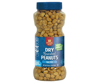 Salted Dry Roasted Peanuts, 16 Oz.