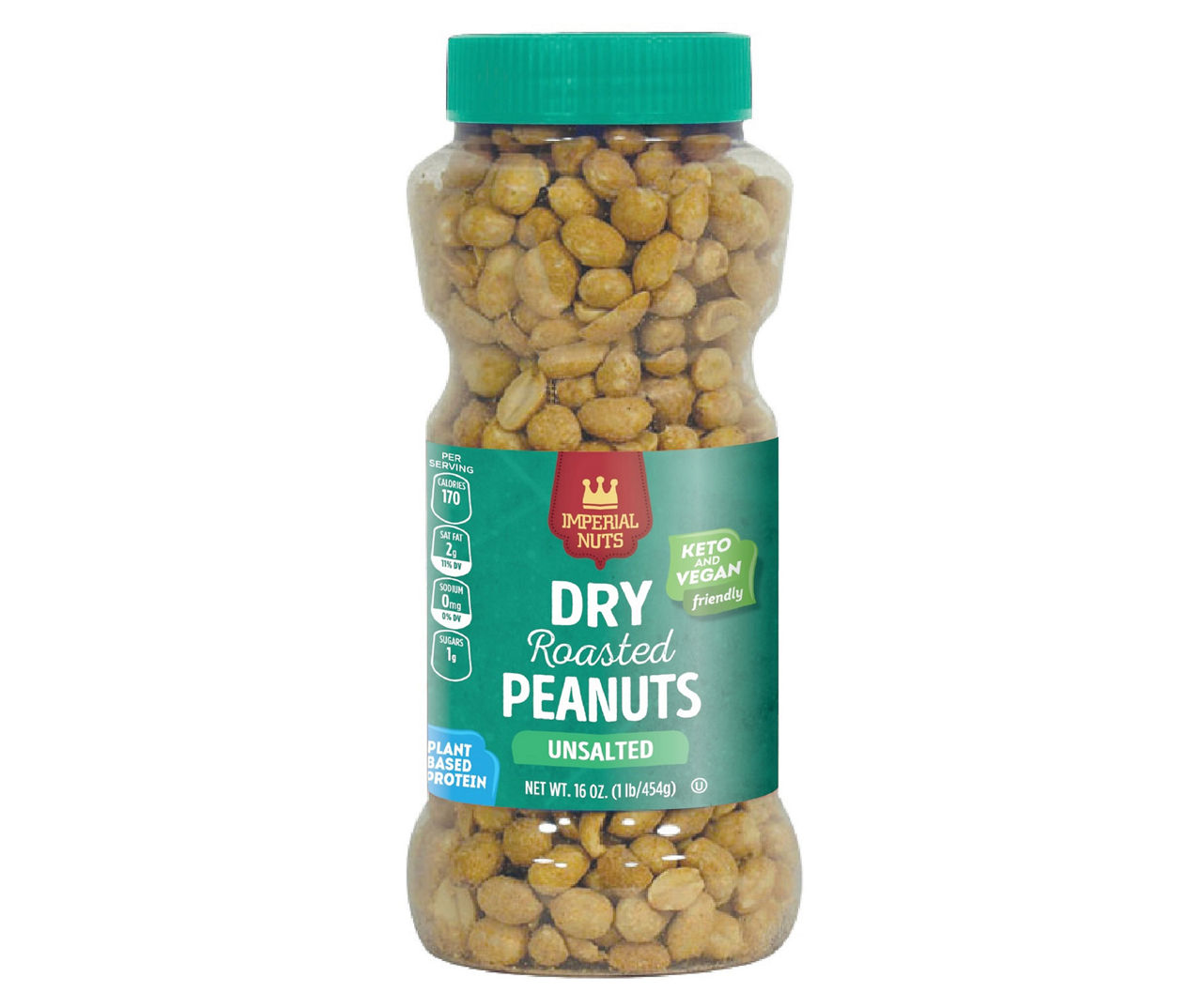 Unsalted Dry Roasted Peanuts, 16 Oz. Big Lots