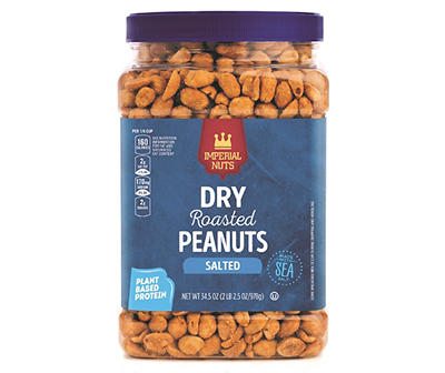 Salted Dry Roasted Peanuts, 34.5 oz.