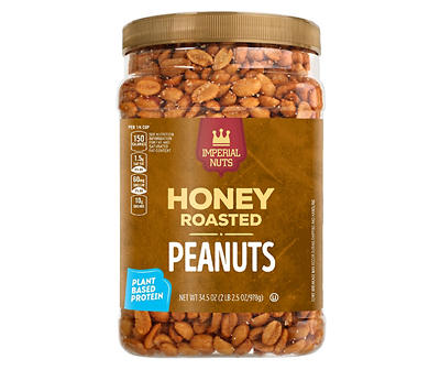 Honey Roasted Peanuts, 34.5 oz.