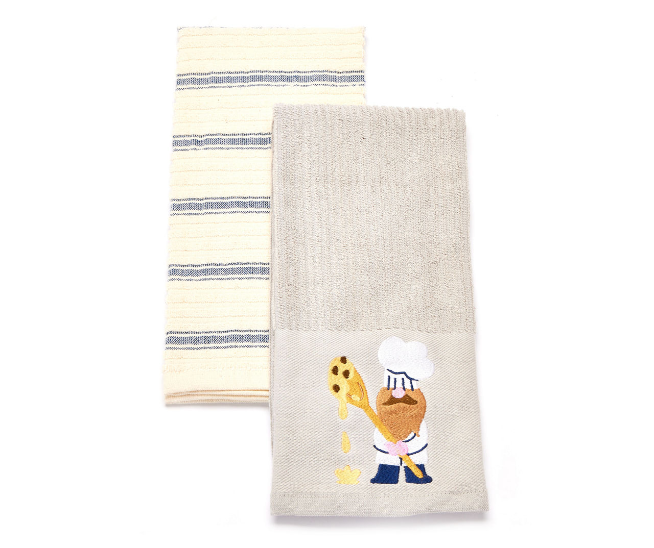 Kids Embroidered 2 Piece Bath Towel Set