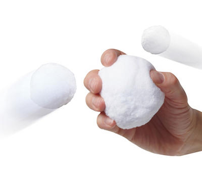 Indoor Snowball Fight, 20-Piece Set