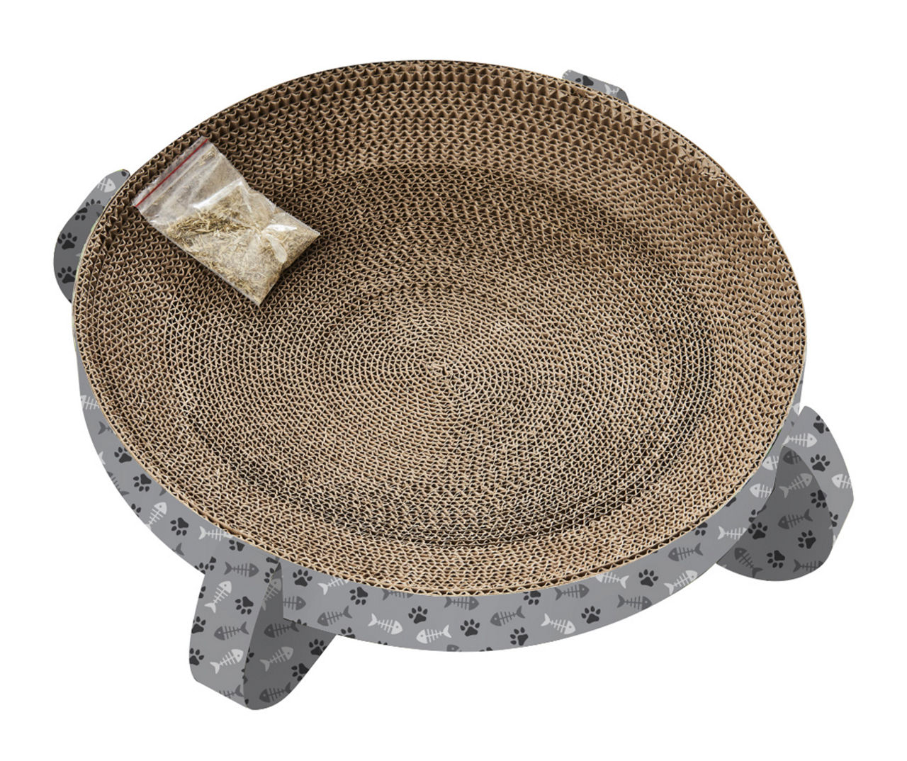 Round Cat Scratcher with Catnip Big Lots