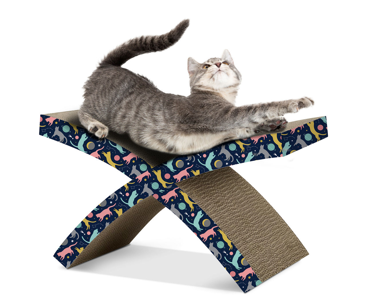 Navy Space X Lounger Cat Scratcher