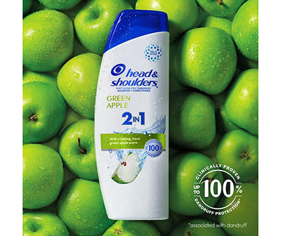 Green Apple 2-in-1 Dandruff Shampoo & Conditioner, 12.5 Oz.