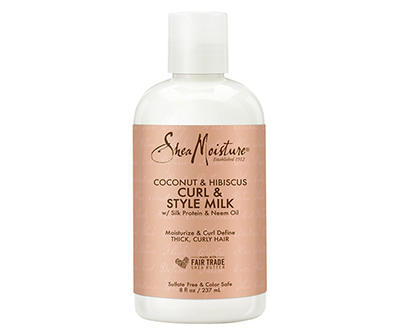 Coconut & Hibiscus Curl & Style Milk For Thick Curly Hair, 8 Oz.