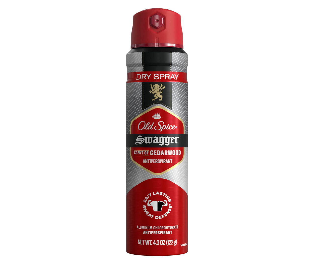 Swagger Men's Antiperspirant & Deodorant Invisible Dry Spray, 4.3 Oz.